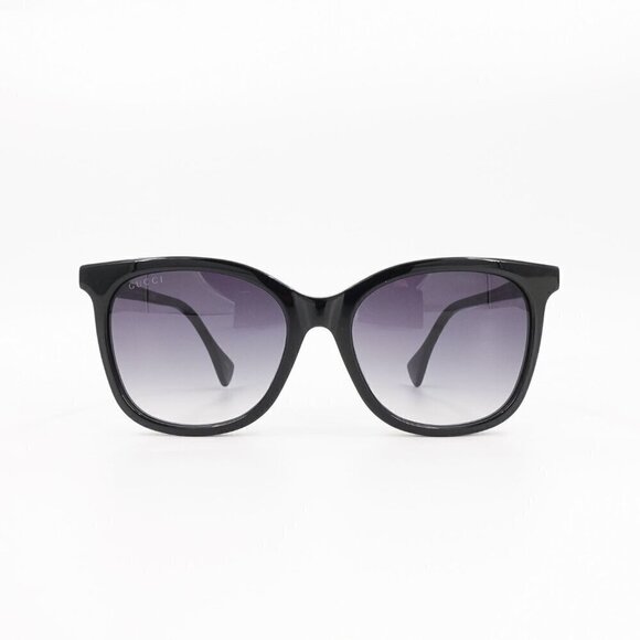 Gucci GG1071 Cat Eye Sunglasses Black Gray OS - Picture 12 of 15